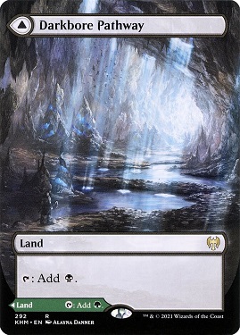 Darkbore Pathway // Slitherbore Pathway Kaldheim Alternate Art